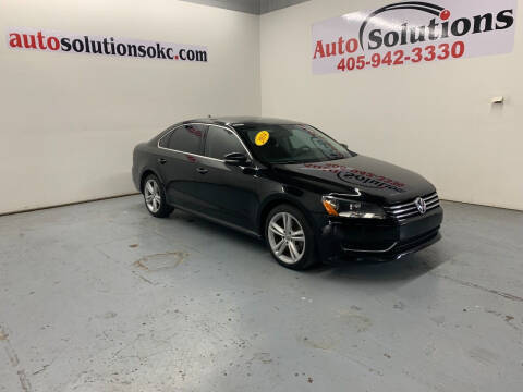 2014 Volkswagen Passat for sale at Auto Solutions in Warr Acres OK
