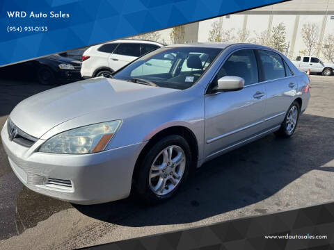 2007 Honda Accord for sale at WRD Auto Sales in Hollywood FL