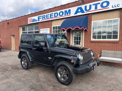 2015 Jeep Wrangler for sale at FREEDOM AUTO LLC in Wilkesboro NC