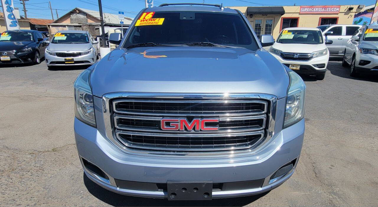 Blue 2016 GMC Yukon SLT 4x4 SLT 4dr SUV 2
