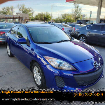 2012 Mazda MAZDA3 for sale at High Desert Auto Wholesale in Albuquerque NM