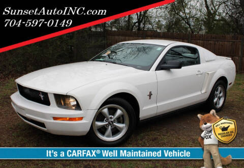 2007 Ford Mustang for sale at Sunset Auto in Charlotte NC