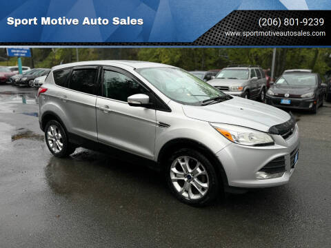 2013 Ford Escape for sale at Sport Motive Auto Sales in Seattle WA
