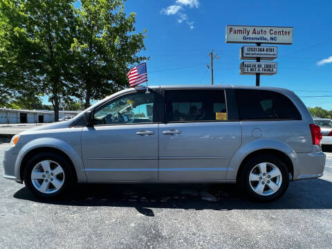 2013 Dodge Grand Caravan for sale at FAMILY AUTO CENTER in Greenville NC