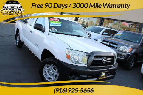 2006 Toyota Tacoma for sale at West Coast Auto Sales Center in Sacramento CA