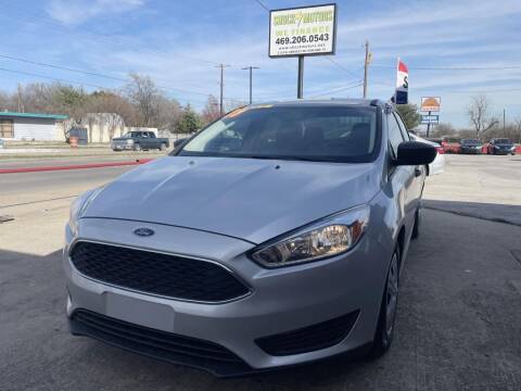 2017 Ford Focus for sale at Shock Motors in Garland TX
