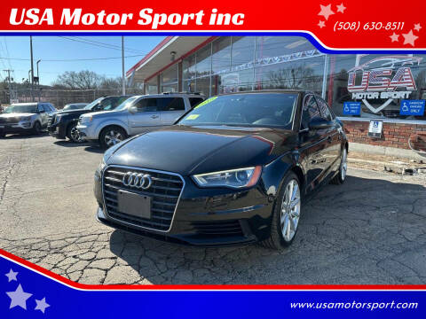 2015 Audi A3 for sale at USA Motor Sport inc in Marlborough MA