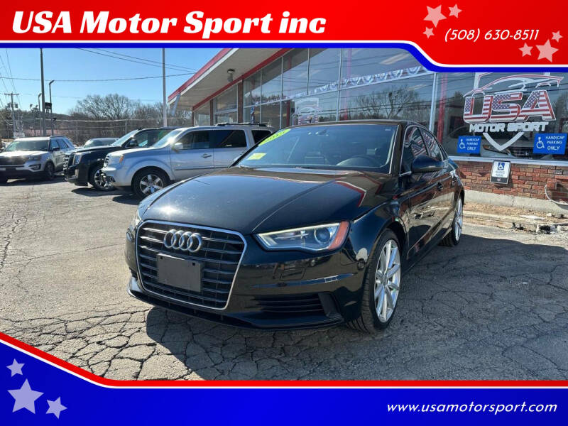 2015 Audi A3 for sale at USA Motor Sport inc in Marlborough MA