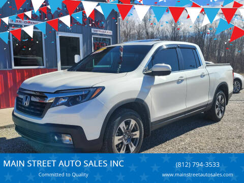 2019 Honda Ridgeline for sale at MAIN STREET AUTO SALES INC in Austin IN