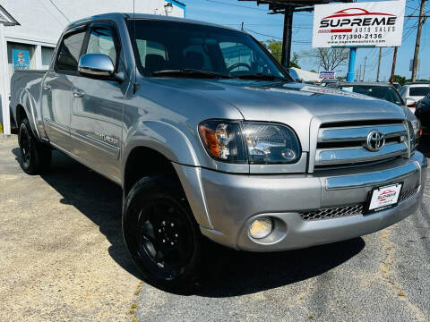 2006 Toyota Tundra for sale at Supreme Auto Sales in Chesapeake VA