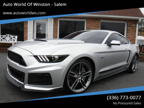 2015 Ford Mustang for sale at Auto World Of Winston - Salem in Winston Salem NC