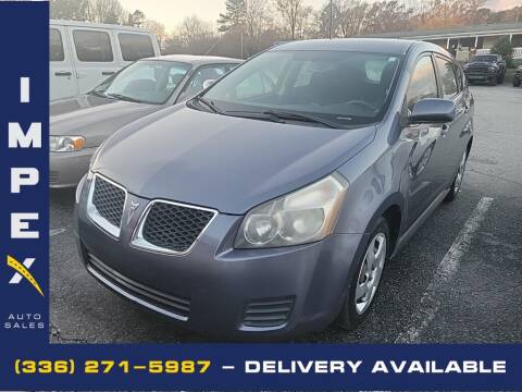 2009 Pontiac Vibe for sale at Impex Auto Sales in Greensboro NC