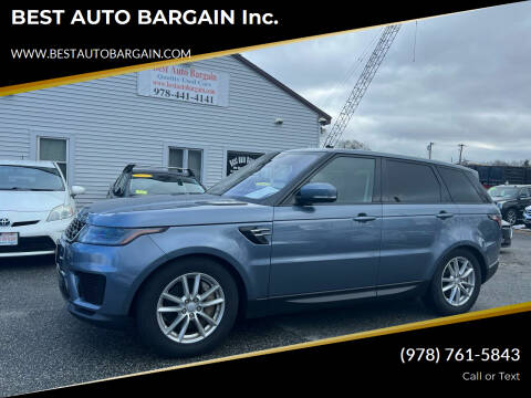 2018 Land Rover Range Rover Sport for sale at BEST AUTO BARGAIN inc. in Lowell MA