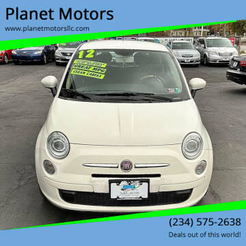 2012 FIAT 500 for sale at Planet Motors in Youngstown OH