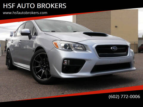 2015 Subaru WRX for sale at HSF AUTO BROKERS in Phoenix AZ