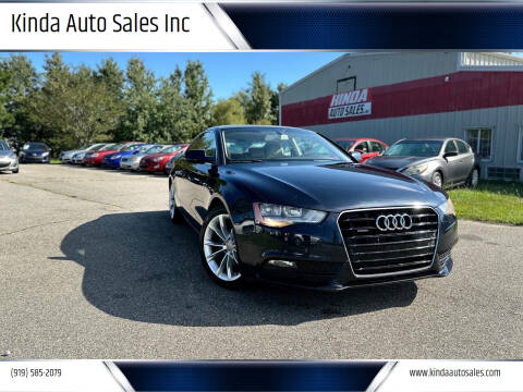 2014 Audi A5 for sale at Kinda Auto Sales Inc in Clayton NC