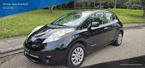 2015 Nissan LEAF for sale at Houston Auto Preowned in Houston TX
