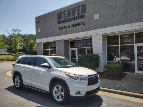 2015 Toyota Highlander for sale at Weaver Motorsports Inc in Cary NC