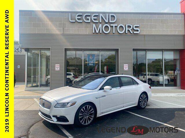 2019 Lincoln Continental for sale at Legend Motors of Waterford in Waterford MI