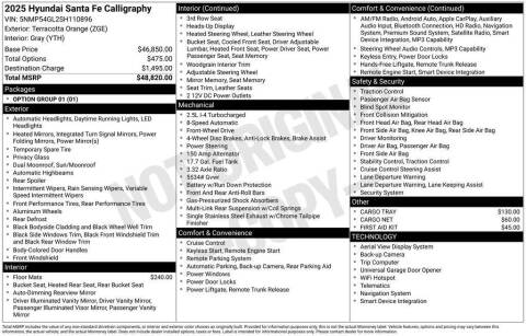 2025 Hyundai Santa Fe Calligraphy