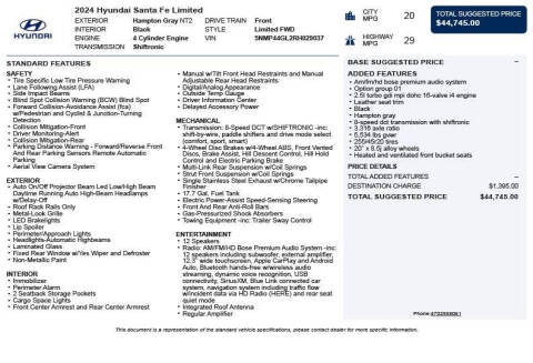 2024 Hyundai Santa Fe Limited