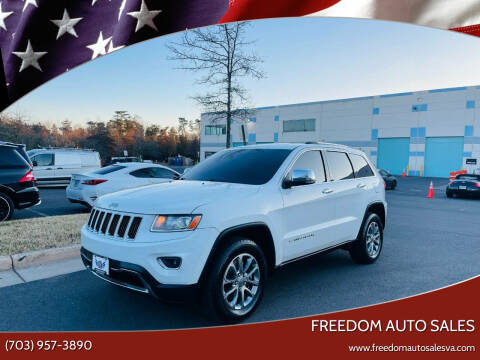 2015 Jeep Grand Cherokee for sale at Freedom Auto Sales in Chantilly VA