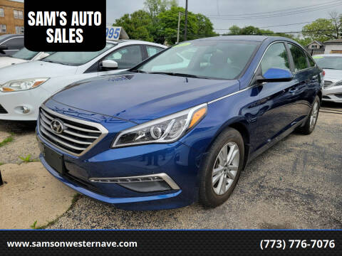 2015 Hyundai Sonata for sale at SAM'S AUTO SALES in Chicago IL