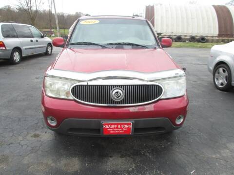 2004 Buick Rainier for sale at Knauff & Sons Motor Sales in New Vienna OH