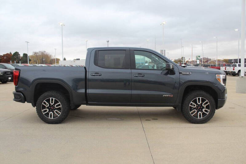 Used 2021 GMC Sierra 1500 AT4 with VIN 1GTP9EED5MZ445493 for sale in Storm Lake, IA