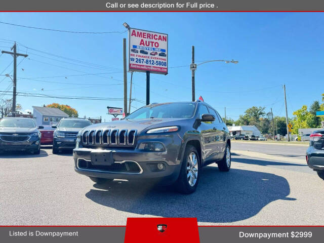 2017 Jeep Cherokee for sale at American Auto Bristol Inc in Bristol, PA