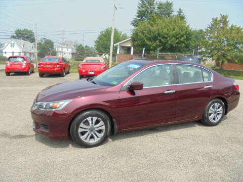 2013 Honda Accord for sale at B & G AUTO SALES in Uniontown PA