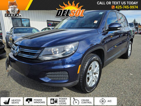 2016 Volkswagen Tiguan for sale at Del Sol Auto Sales in Everett WA