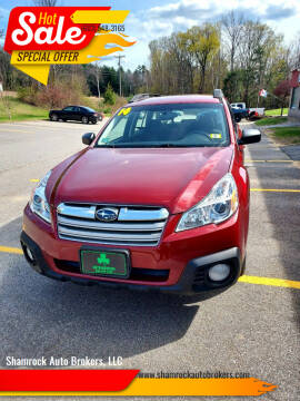 2014 Subaru Outback for sale at Shamrock Auto Brokers, LLC in Belmont NH