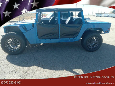 1991 AM General Hummer for sale at Rockin Rollin Rentals & Sales in Rock Springs WY
