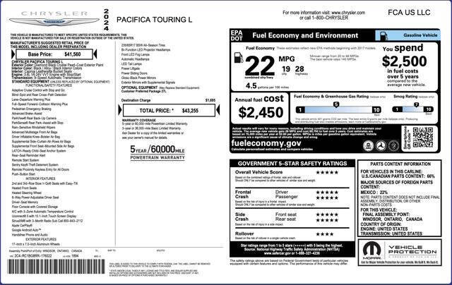 2024 Chrysler Pacifica Touring L