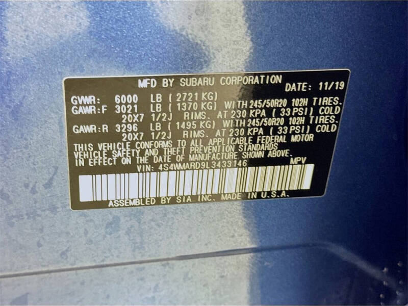 2020 Subaru Ascent Touring