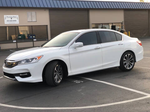 2016 Honda Accord for sale at Exelon Auto Sales in Auburn WA