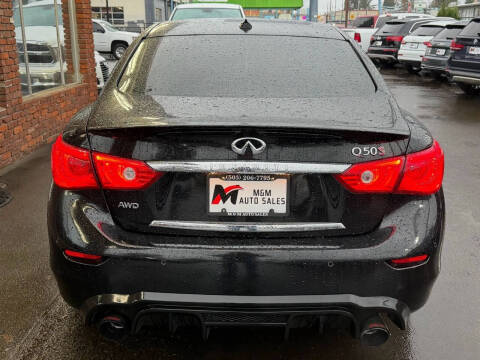 2017 Infiniti Q50 Red Sport 400