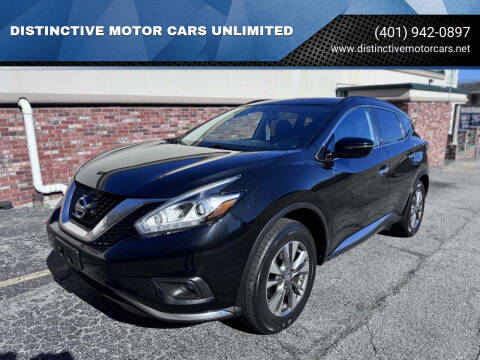 2018 Nissan Murano for sale at DISTINCTIVE MOTOR CARS UNLIMITED in Johnston RI