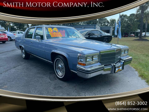 1984 Cadillac Fleetwood Brougham for sale at Smith Motor Company, Inc. in Mc Cormick SC