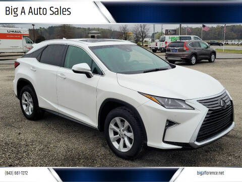 2017 Lexus RX 350 for sale at Big A Auto Sales Lot 2 in Florence SC