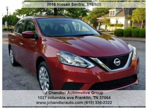 2016 Nissan Sentra for sale at Franklin Motorcars in Franklin TN