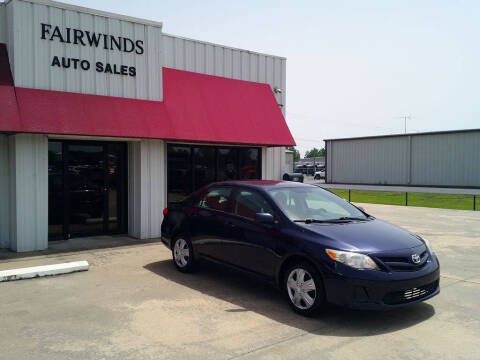 2012 Toyota Corolla for sale at Fairwinds Auto Sales in Dewitt AR