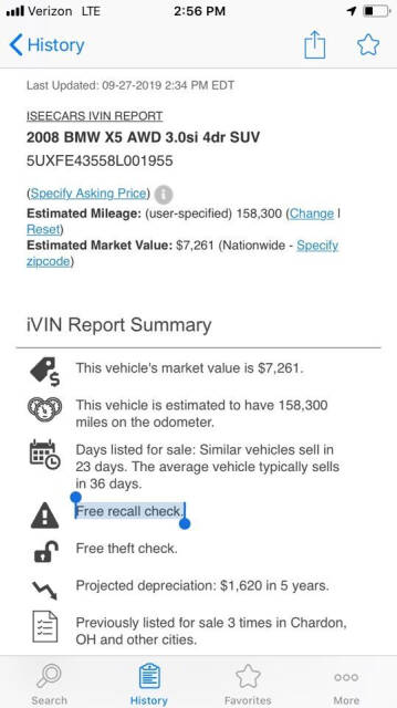 2008 BMW X5 for sale at Car Connection in Painesville, OH