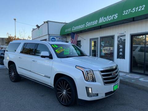 2016 Cadillac Escalade ESV for sale at Common Sense Motors in Spokane WA