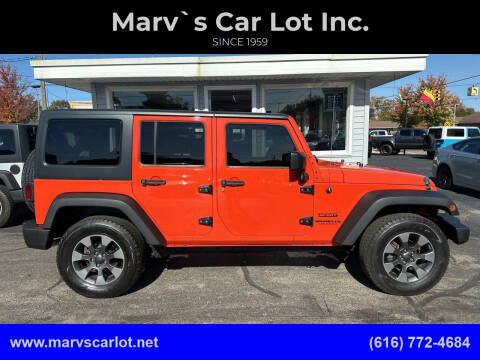 2015 Jeep Wrangler Unlimited for sale at Marv`s Car Lot Inc. in Zeeland MI