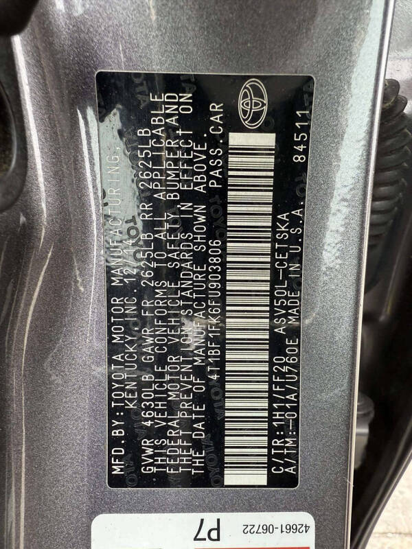 2015 Toyota Camry SE