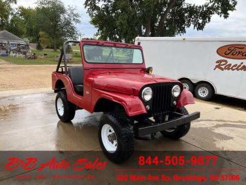 1958 Willys CJ-5 for sale at B & B Auto Sales in Brookings SD