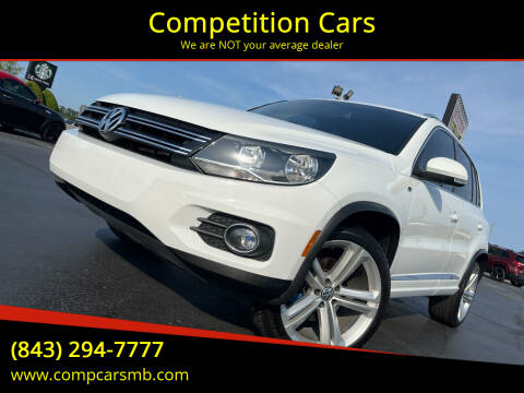 2016 Volkswagen Tiguan for sale at Competition Cars in Myrtle Beach SC