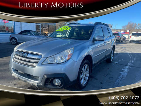 2014 Subaru Outback for sale at Liberty Motors in Billings MT